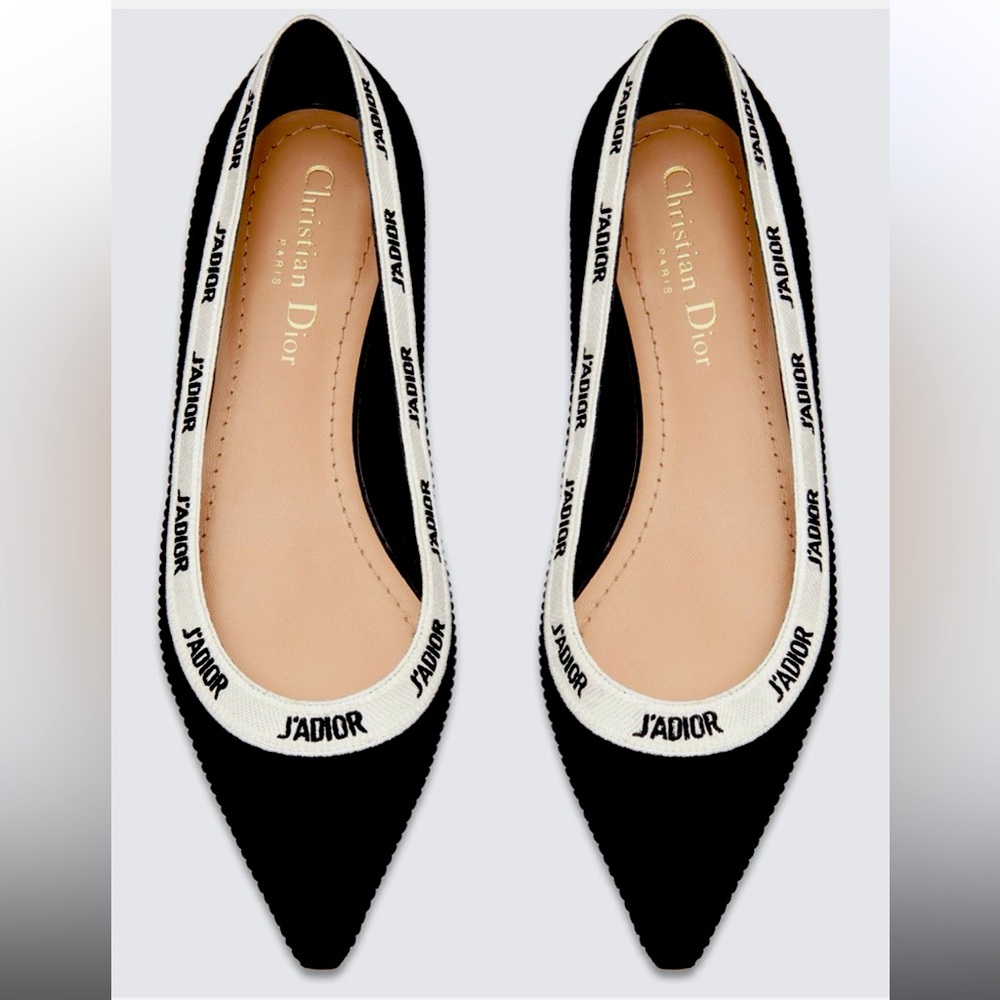 J’ADIOR Graphic Printed Flats